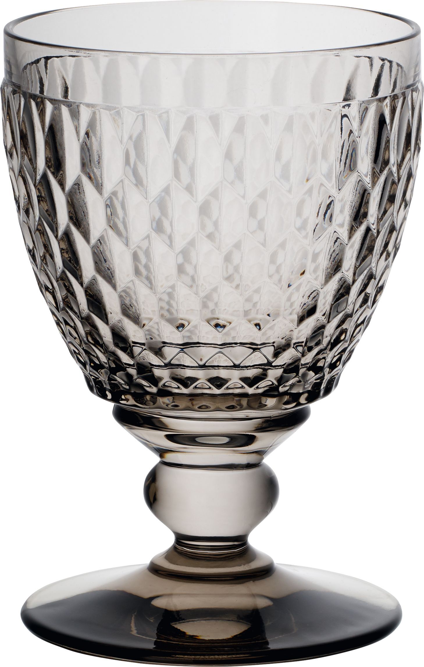 Boston Coloured Wasserglas 400 ml grau