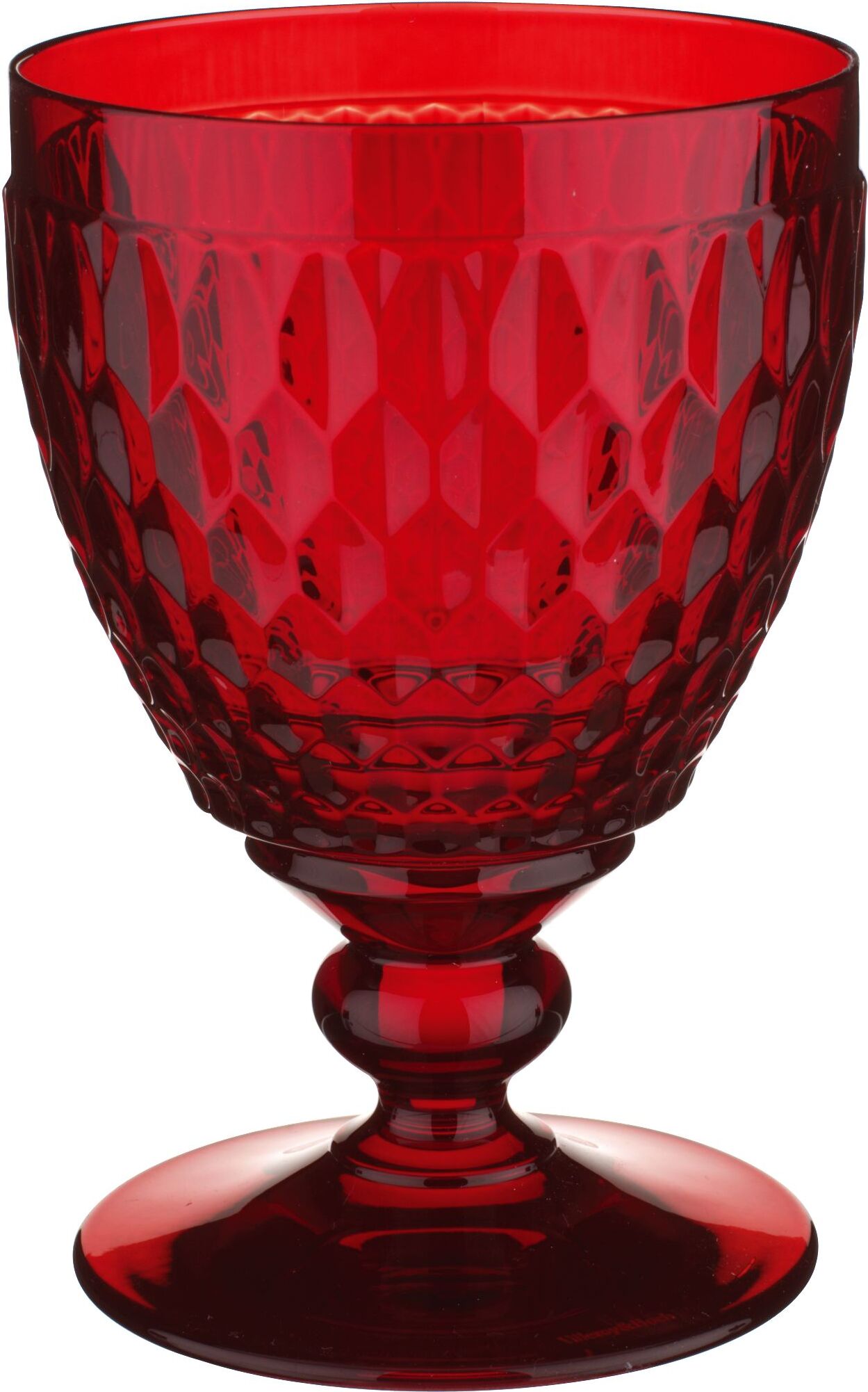 Boston Coloured Wasserglas 400 ml rot