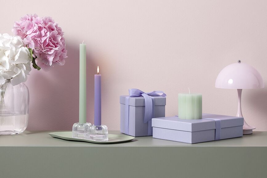 Bougies Fleur Cassis & Soleil, lot de 2