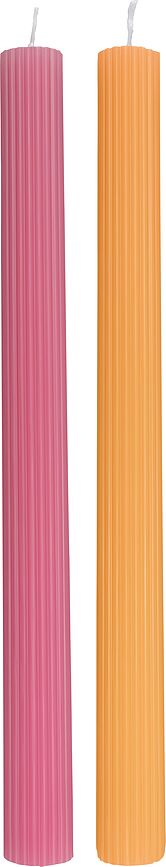 Bougies Fleur, lot de 2