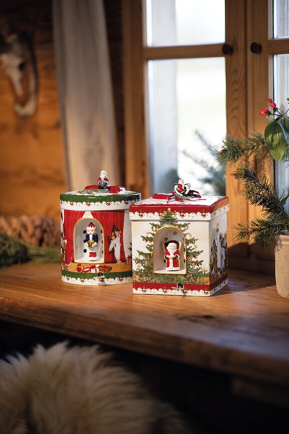 Caja de almacenamiento Christmas Toys, cuadrada