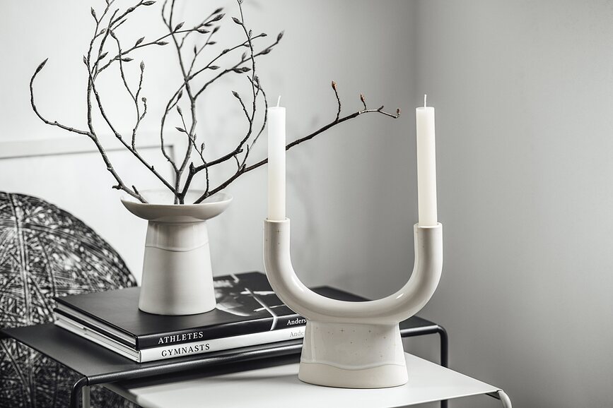 Candelabro Winter Glow, doble