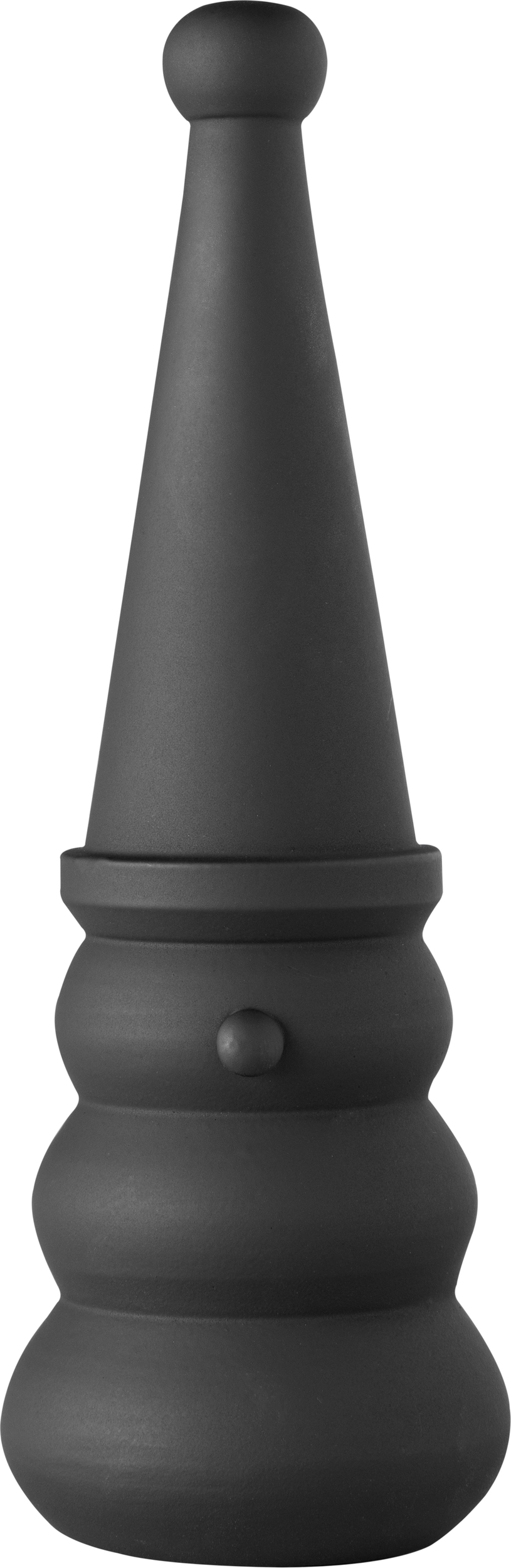Christmas Chic Weihnachtsdekoration Schneemann 20,3 cm, schwarz