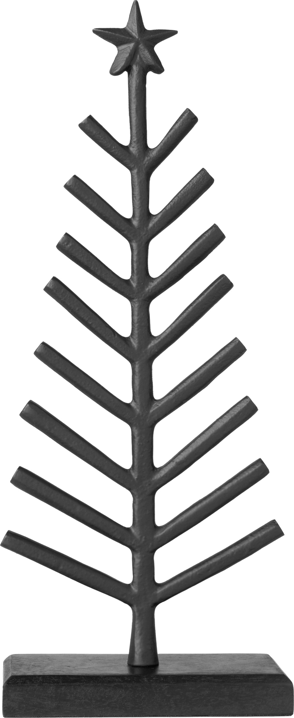 Christmas Chic Weihnachtsdekoration Tannenbaum 30 cm, schwarz