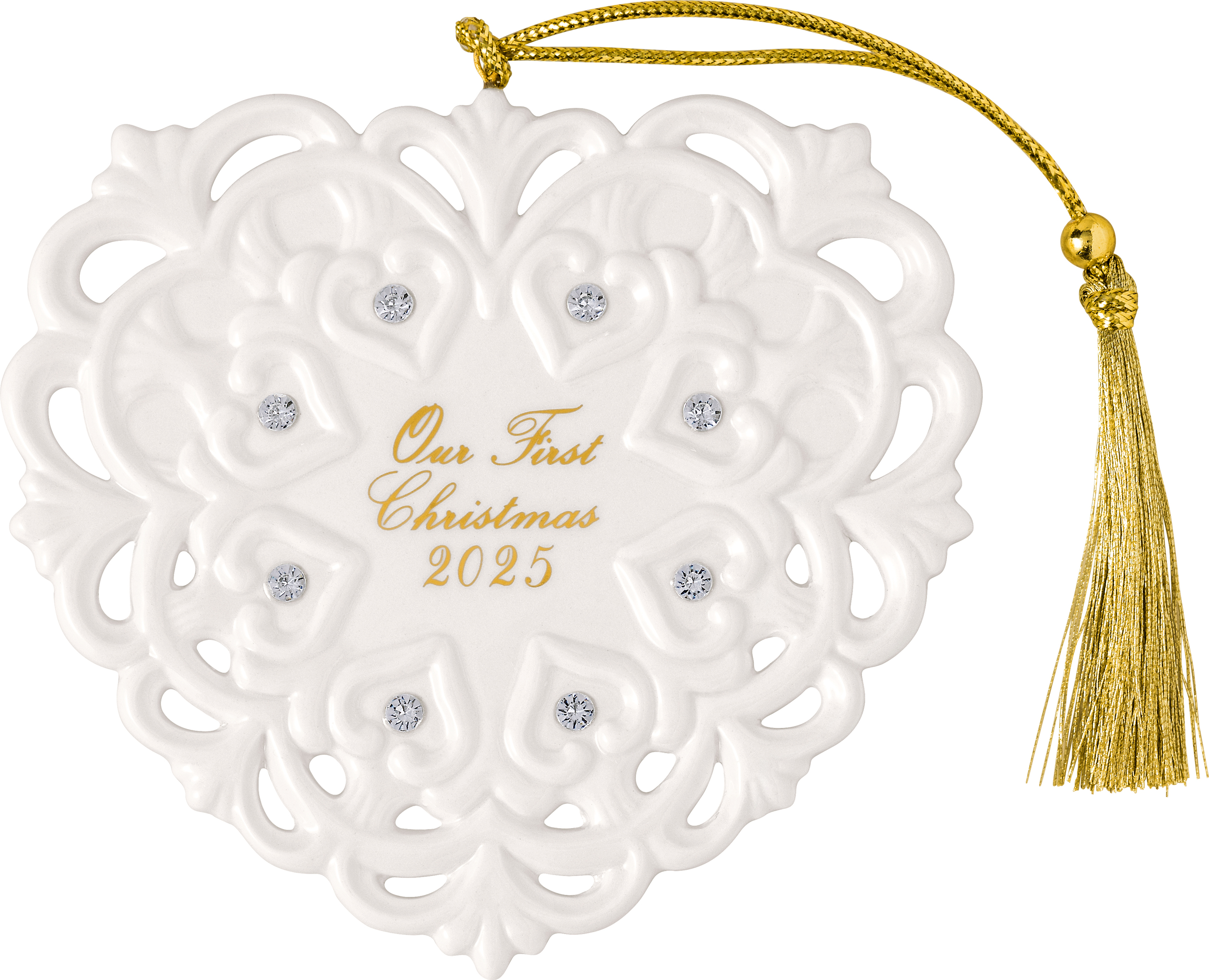 Christmas Classics 2025 Weihnachtsbaumschmuck Herz