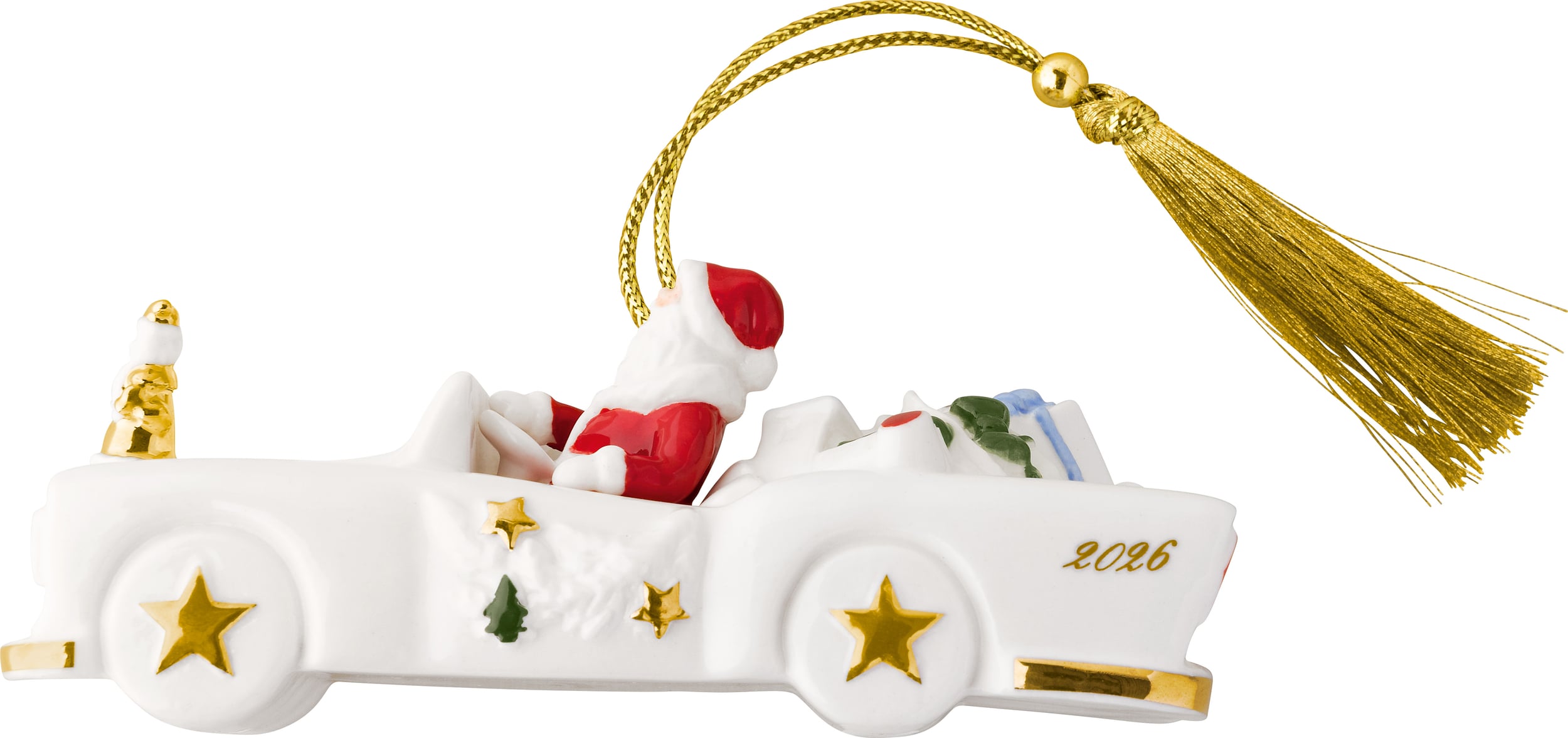 Christmas Classics 2026 Christbaumschmuck Auto mit Weihnachtsmann