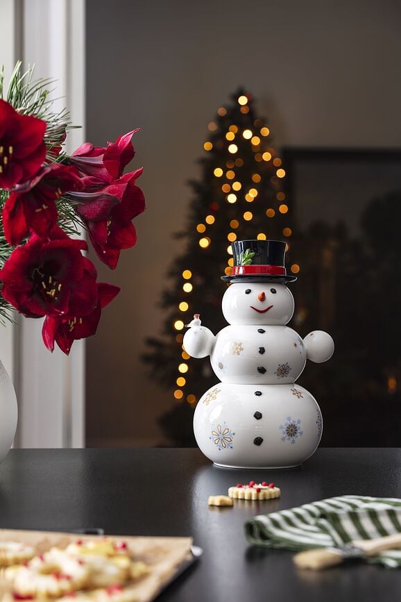 Christmas Toy's Memory Zdjelice za grickalice motiv snjegovića 31 cm Set od 4 dijela