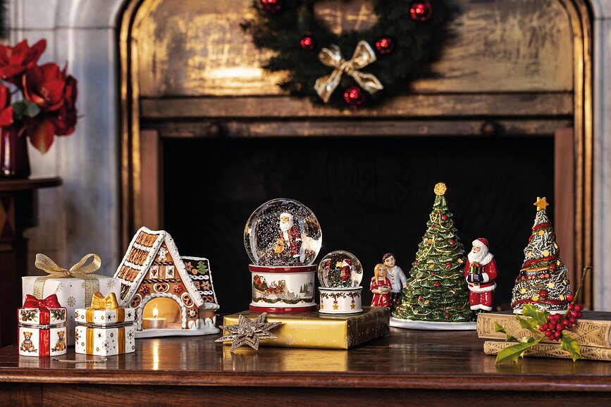 Christmas Toys Photophore pour bougie chauffe-plat, sapin de Noël, 14 cm