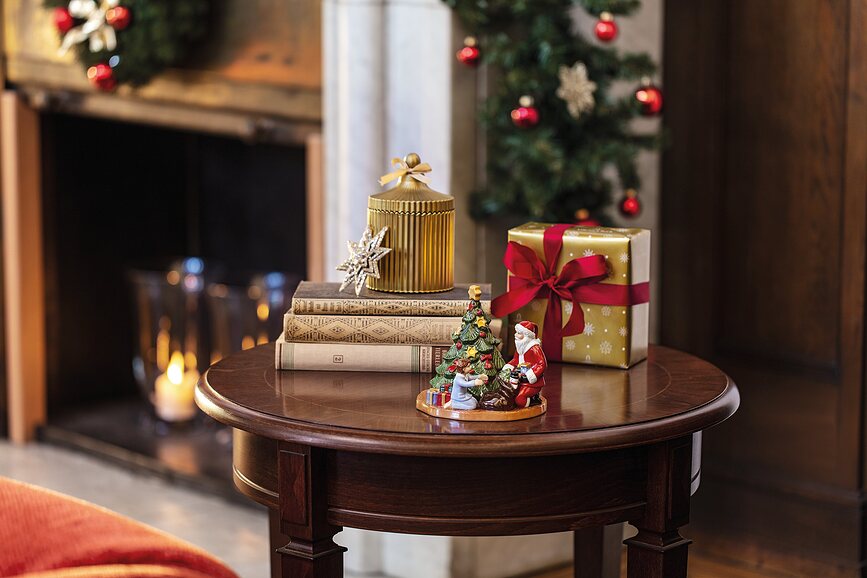 Christmas Toys Photophore pour bougie chauffe-plat, sapin de Noël, 14 cm