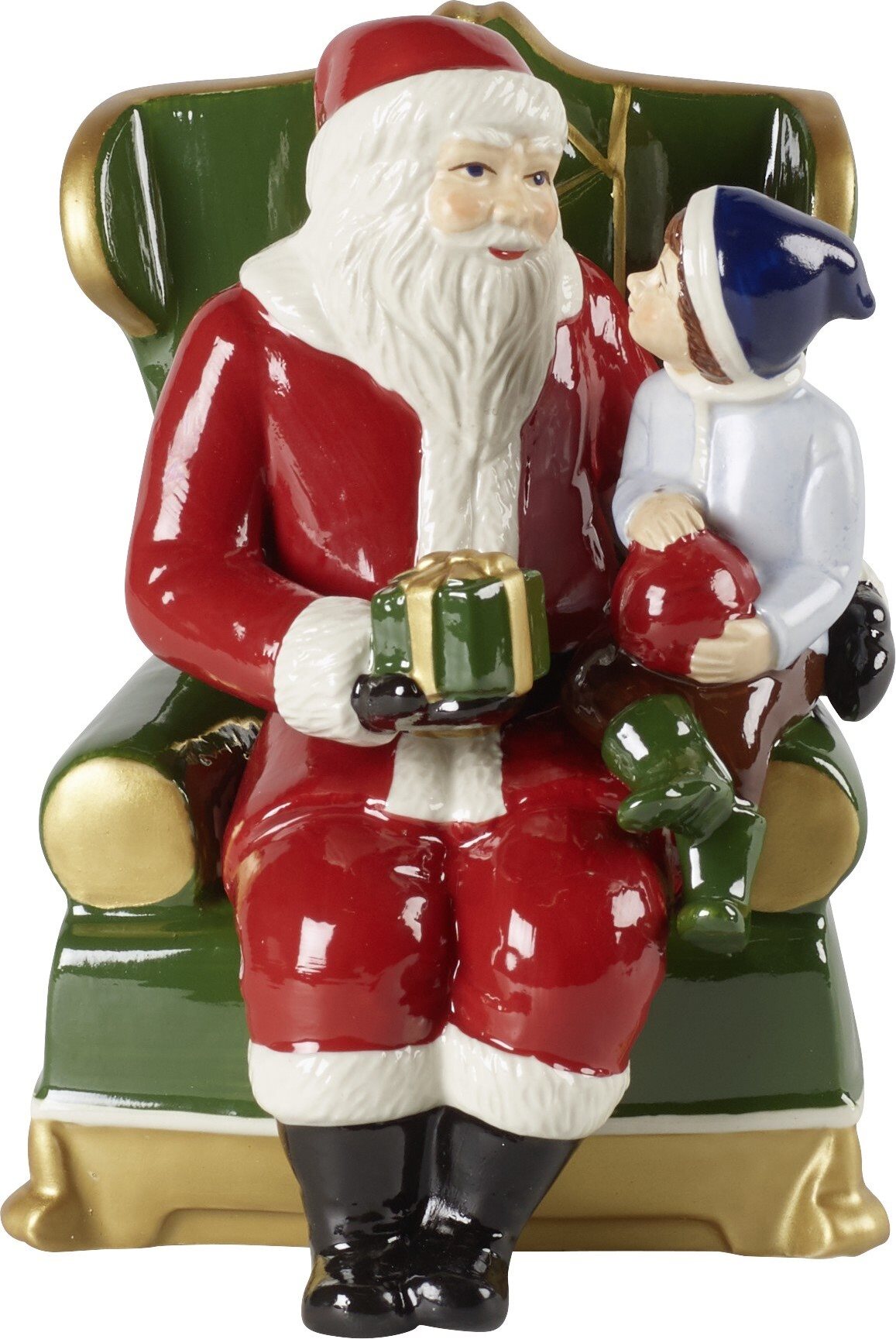 Christmas Toys Santa on armchair Weihnachtsdekoration
