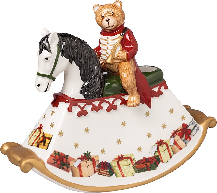 Christmas Toys Svijećnjak Rocking Horse