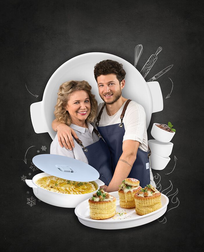 Clever Cooking Πυρίμαχο Σκεύος, στρογγυλό, S