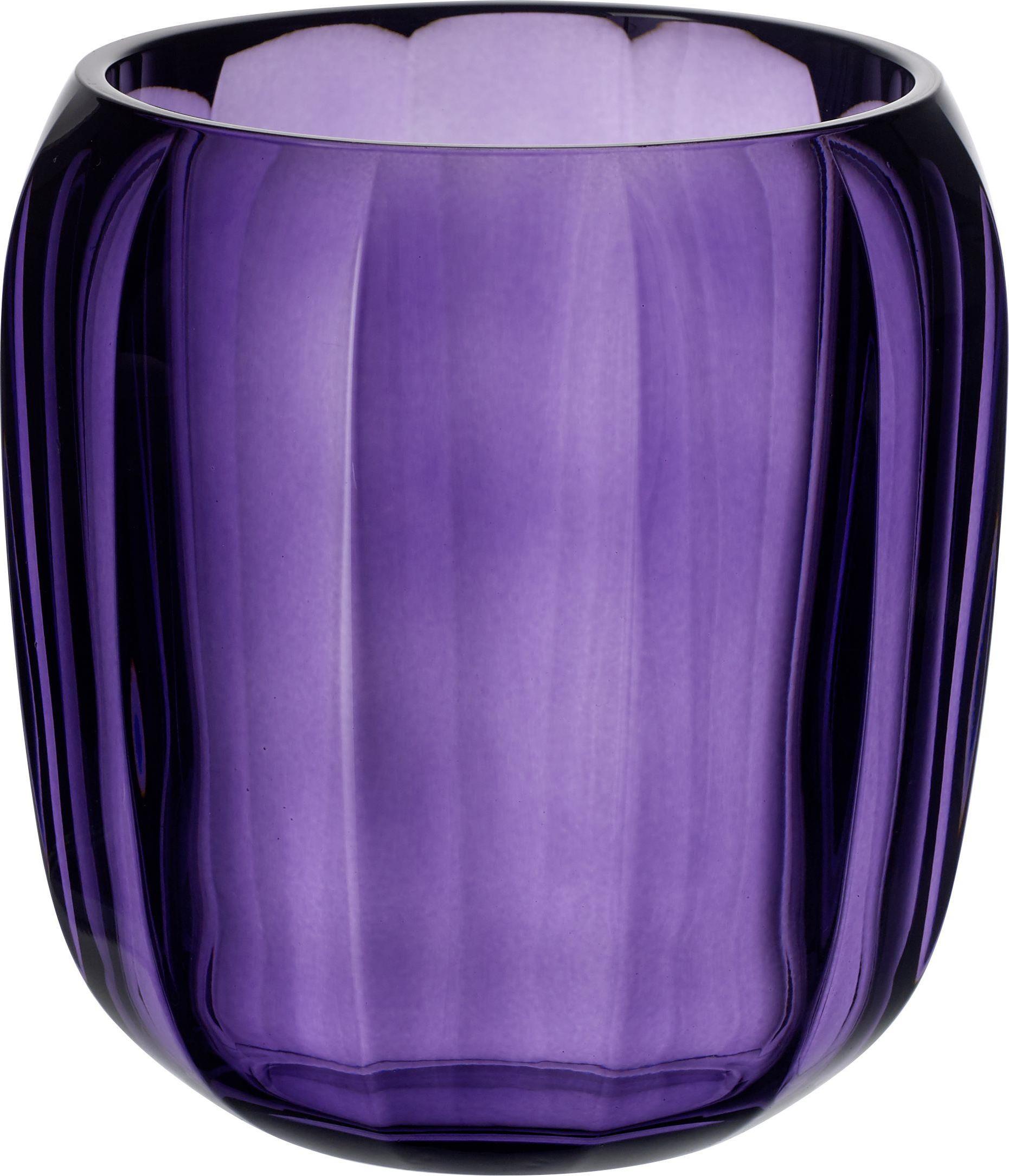 Coloured DeLight Vase oder Kerzenständer 15,5 cm violett FA