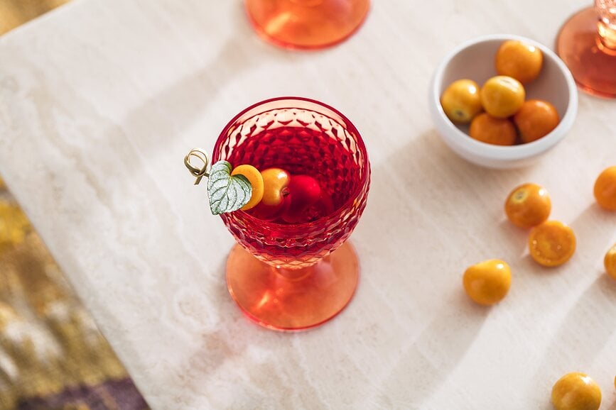 Copa de vino tinto Boston Coloured, 300 ml, roja