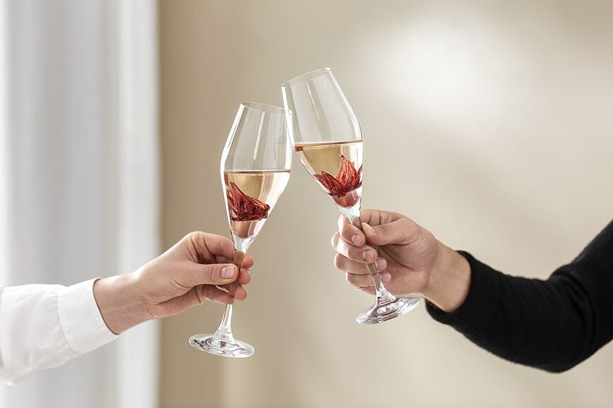 Copas de champán La Divina, 260 ml, 4 unidades