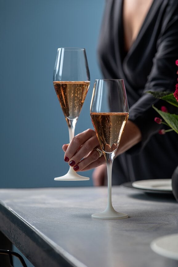 Copas de Champán Manufacture Rock Blanc, 290 ml, 4 unidades