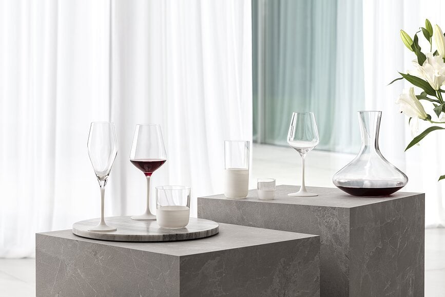 Copas de Vino Tinto Manufacture Rock Blanc, 490 ml, 4 unidades