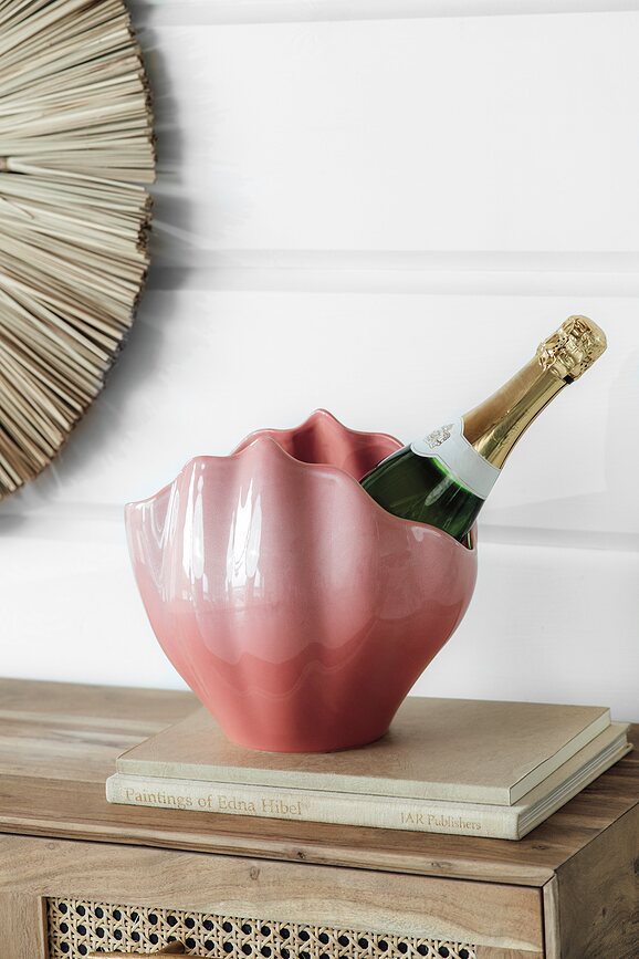 Coral Home Perlemor Shell Βάζο, 23 cm