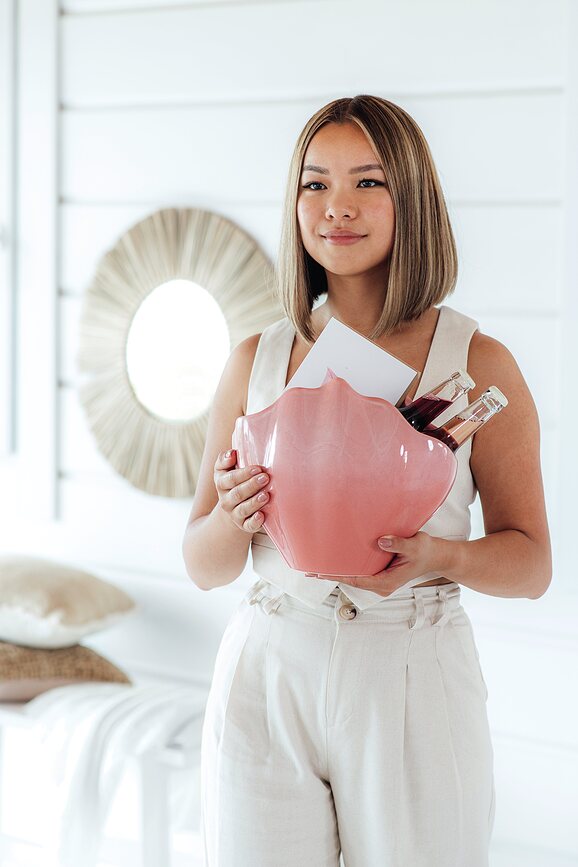 Coral Home Perlemor Shell Βάζο, 23 cm