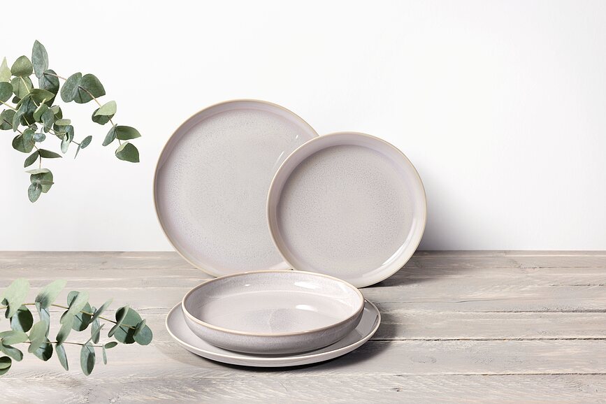 Crafted Cotton Assiette Plate, 26 cm