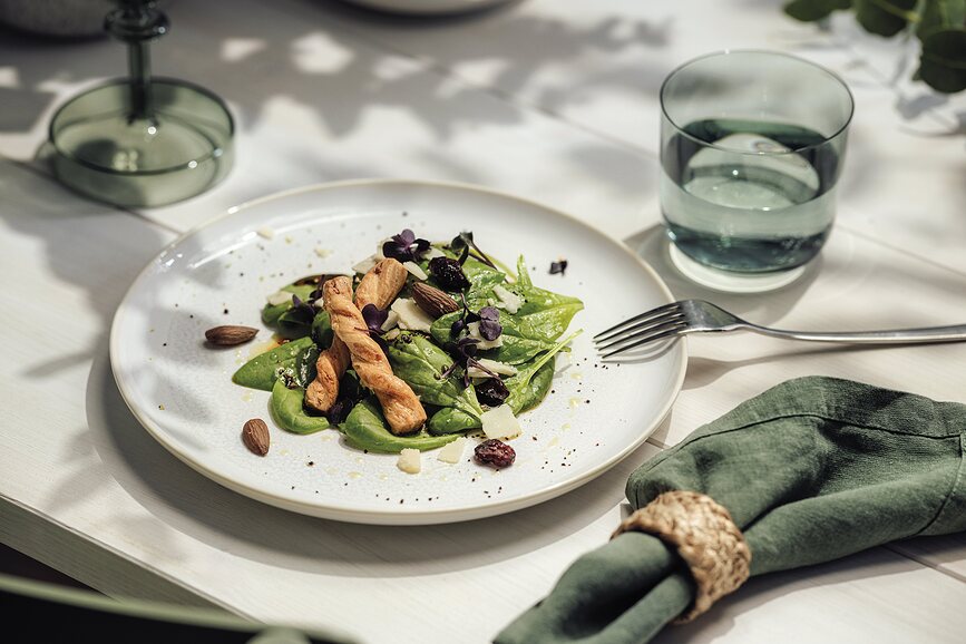 Crafted Cotton Assiette Plate, 26 cm