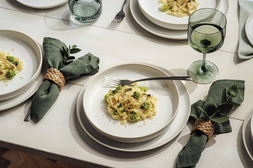 Crafted Cotton Πιάτο Βαθύ, 21,5 cm