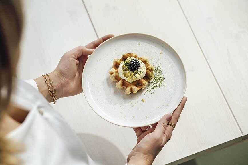 Crafted Cotton Πιάτο Πρωινού, 21 εκ.