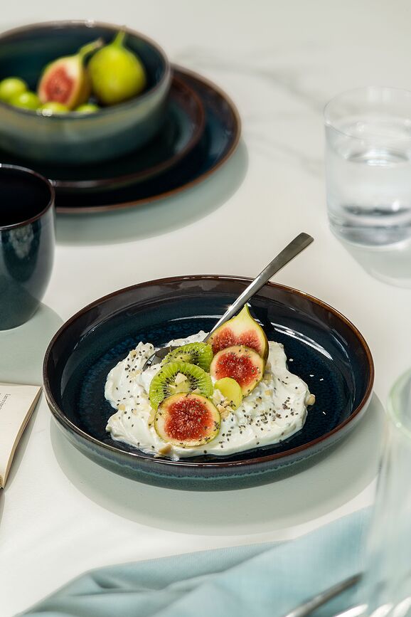 Crafted Denim Assiette Creuse, 21,5 cm