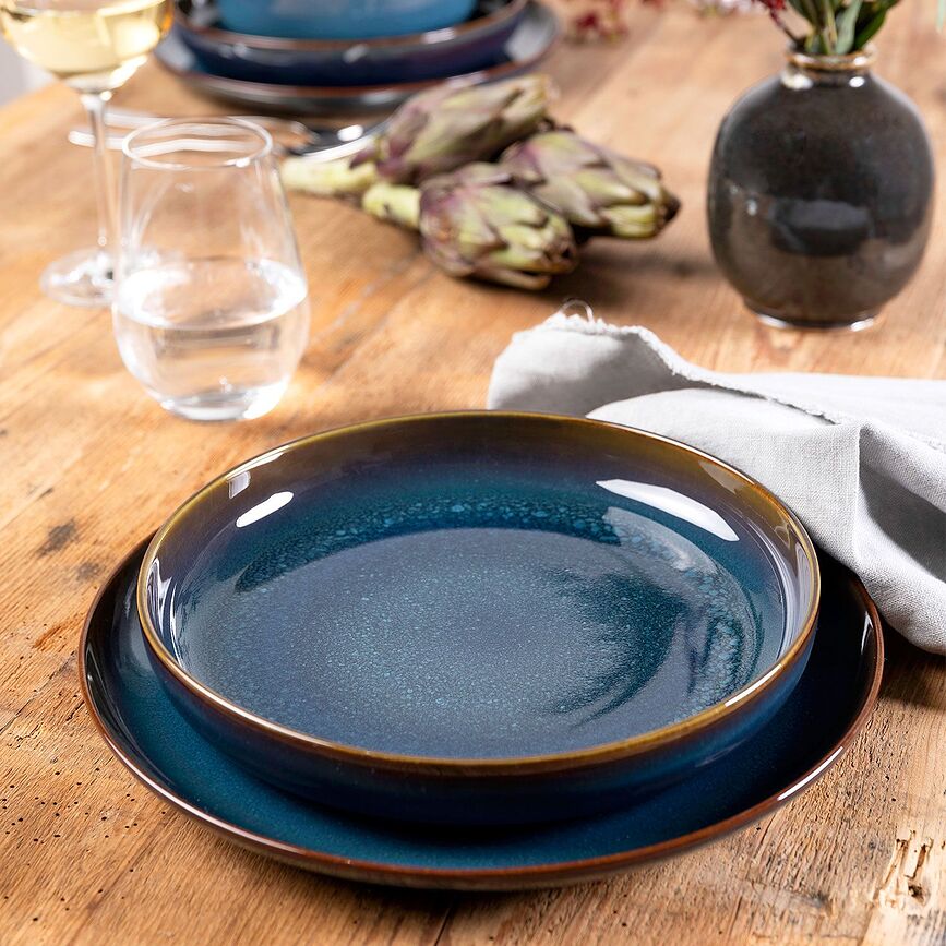 Crafted Denim Assiette Plate, 26 cm