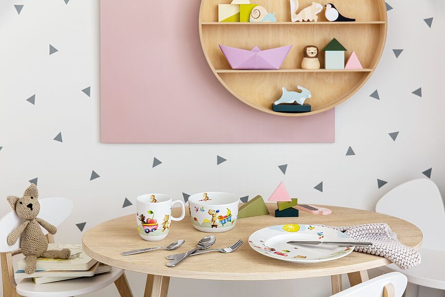 Cubiertos infantiles Hungry As A Bear, Set de 4 piezas