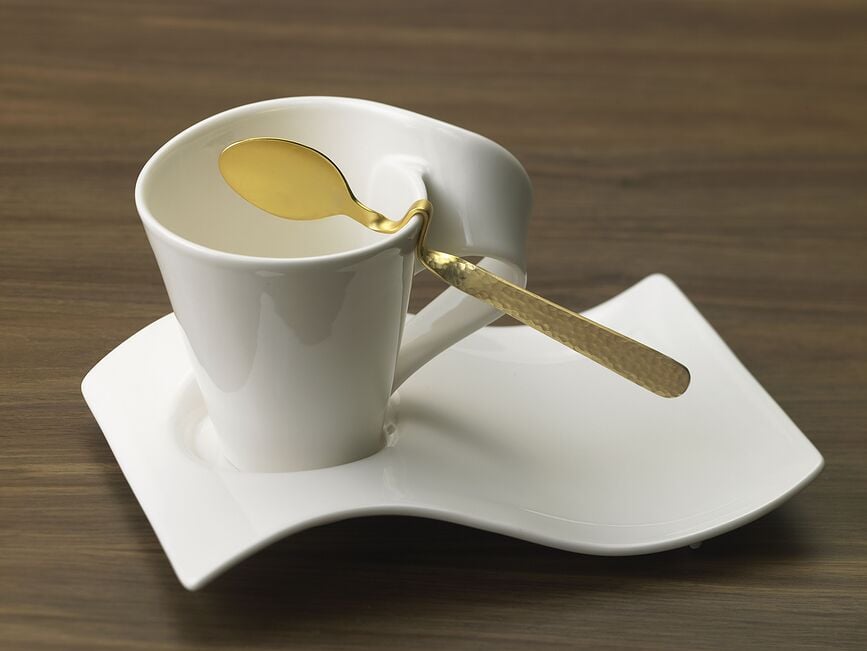 Cucharilla de Espresso NewWave Caffe, plateada