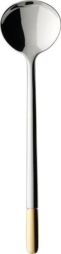 Cucharilla para helado Ella, parcialmente chapada en oro