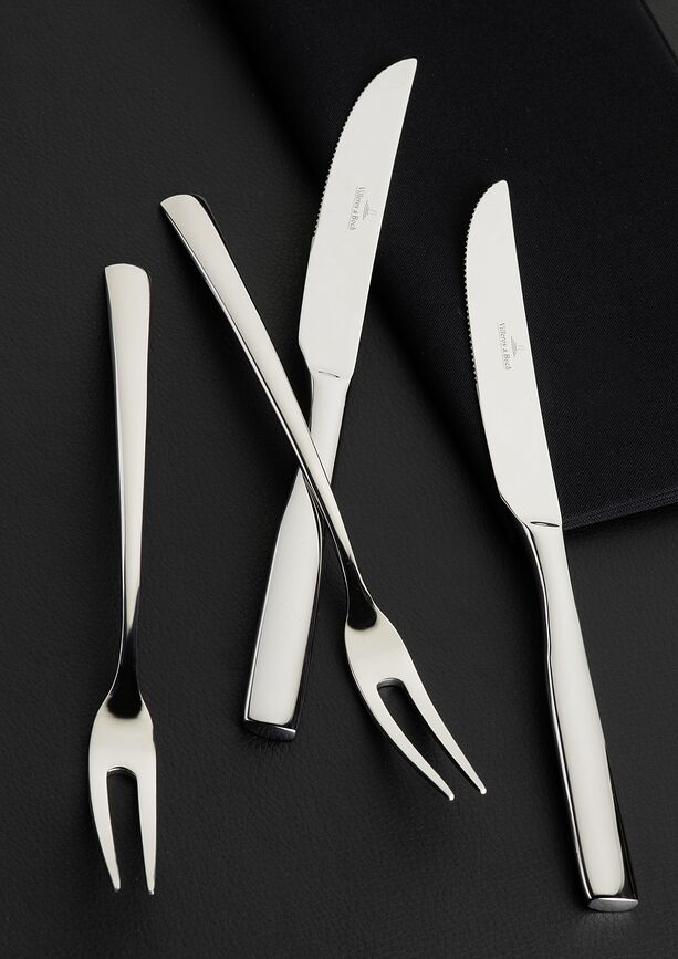 Cuchillos de Mesa para Carne Piemont, en estuche de madera, 6 unidades