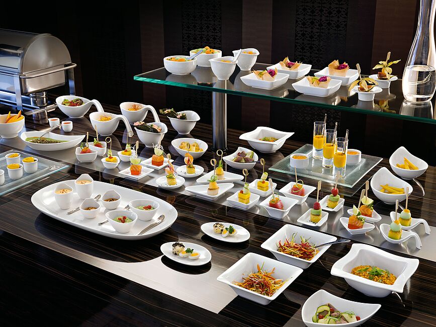 Cuenco con asa Flow, 450 ml, para snacks