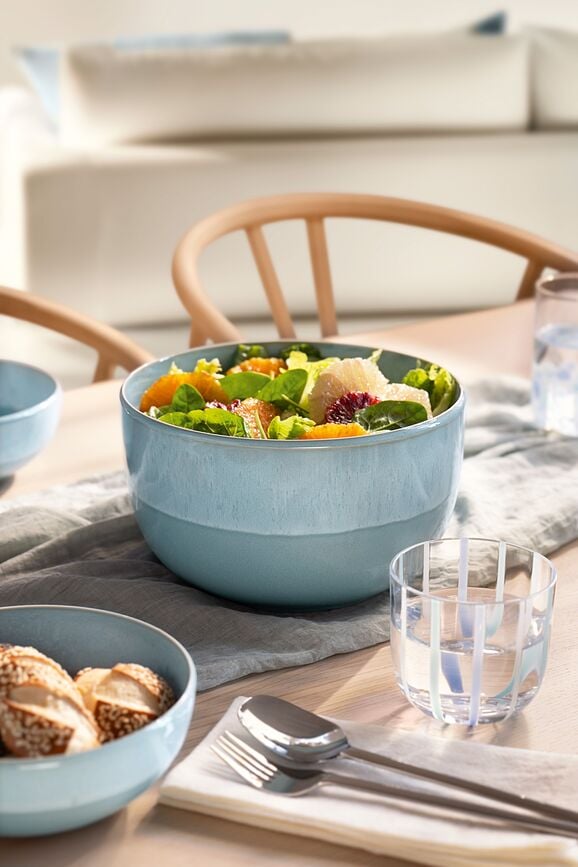 Cuenco para ensalada Perlemor Aqua 22 cm