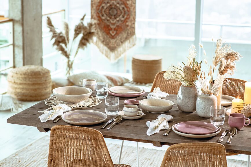 Cuenco para pasta Perlemor Sand, 22 cm