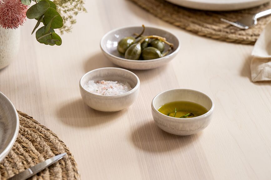 Cuenco para salsa o dip Perlemor Sand 8 cm