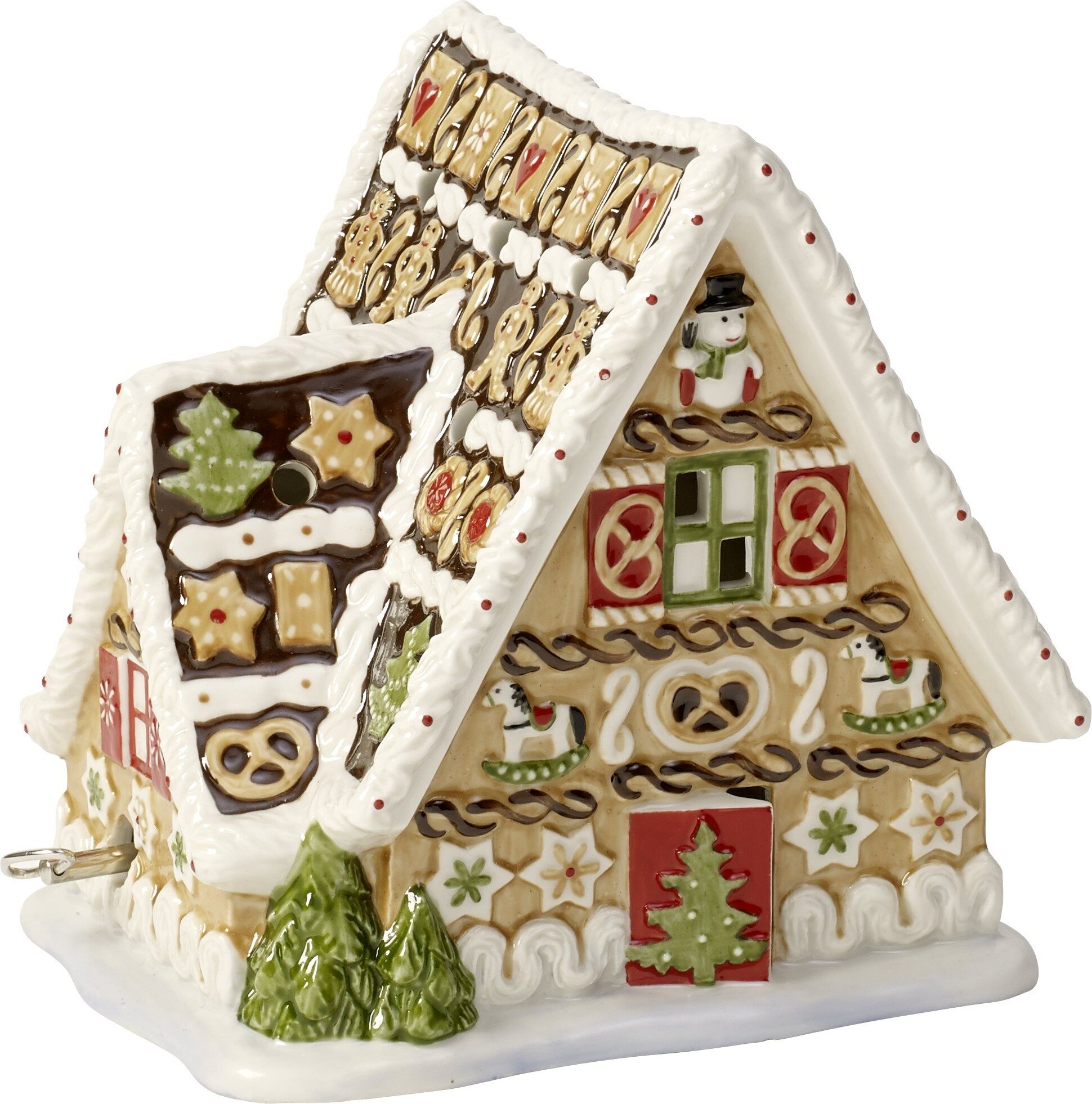 Dekoracja świąteczna Christmas Toys Gingerbread House z pozytywką