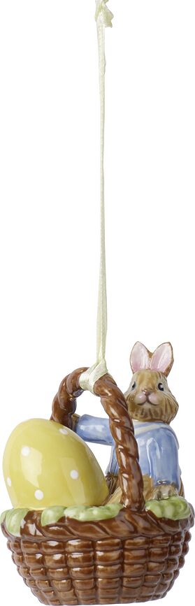 Dekoracja wisząca Bunny Tales w koszyku