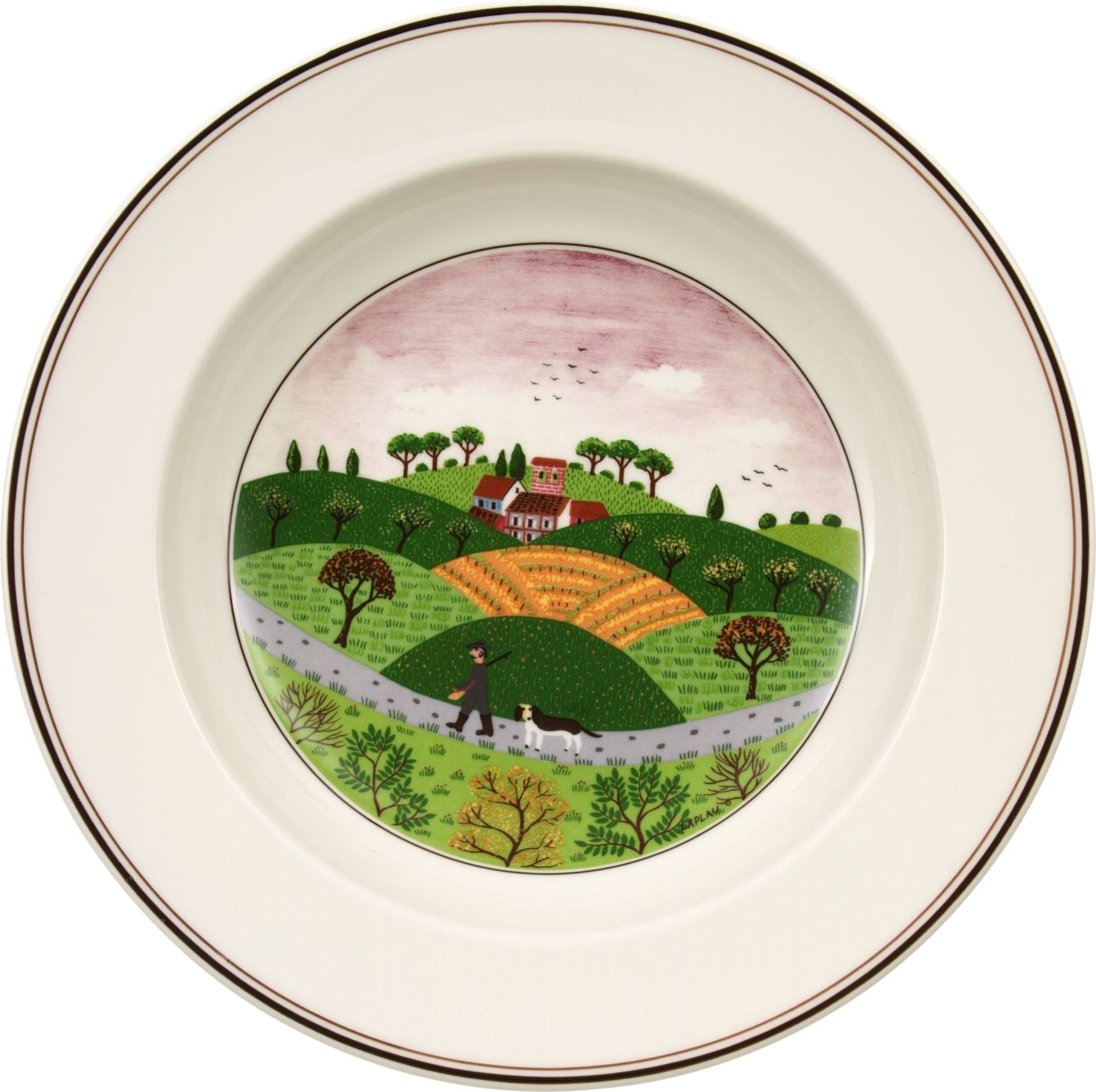 Design Naif Huntsman Tiefer Teller 21 cm