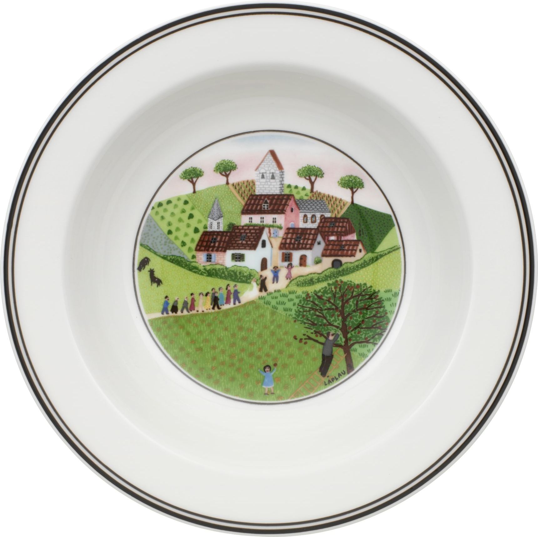 Design Naif Marriage Tiefer Teller 21 cm