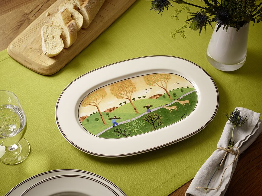 Design Naif Pladenj ovalen, 34 cm