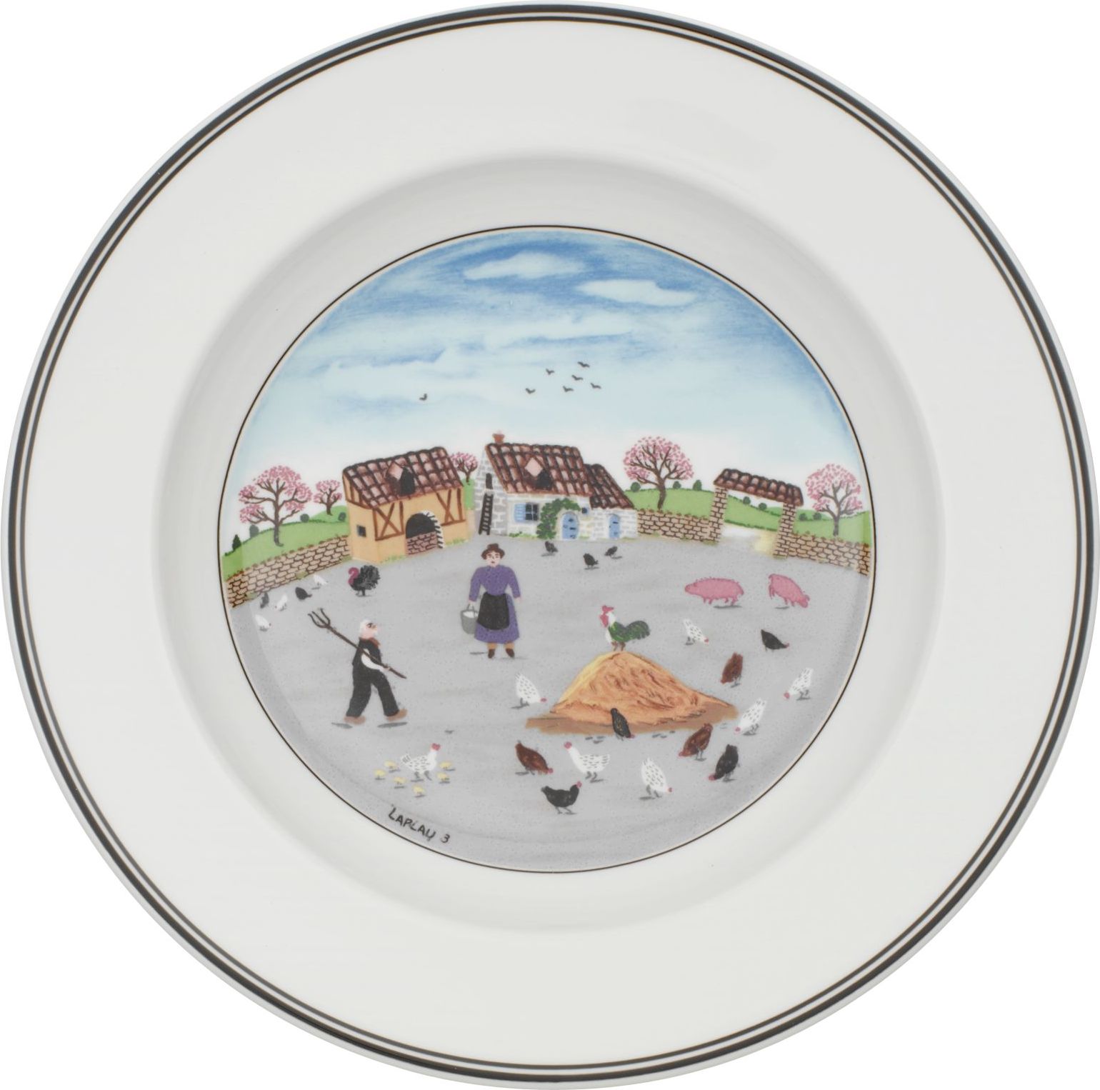 Design Naif Poultry Farm Tiefer Teller 21 cm