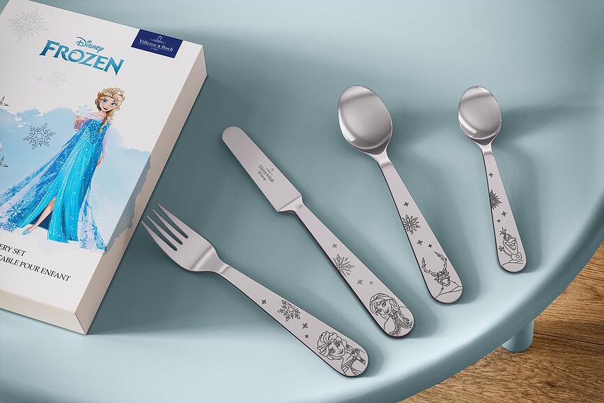 Детски прибори Disney Frozen, комплект от 4 части