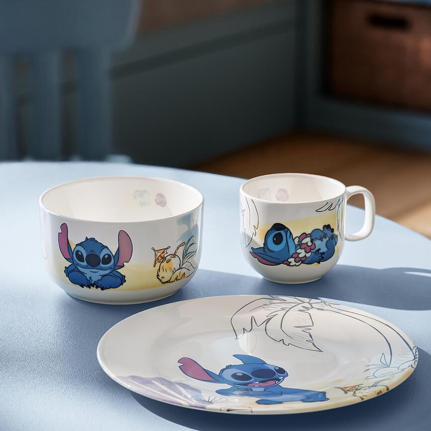 Disney Stitch lasten nõudekomplekt, 3-osaline
