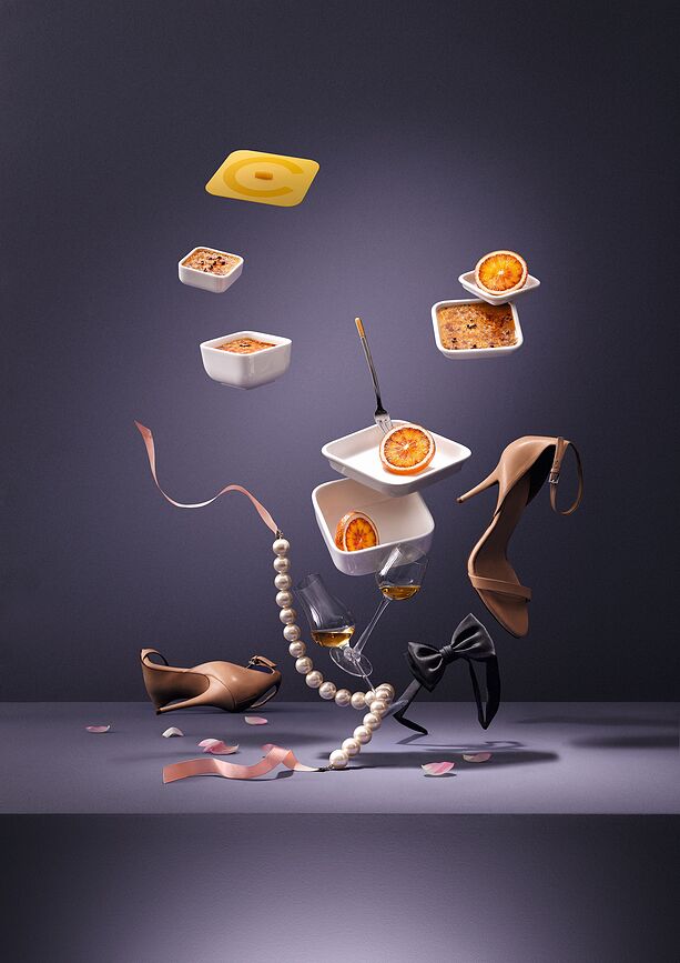 Ella Fourchette à Gâteau, partiellement plaquée or