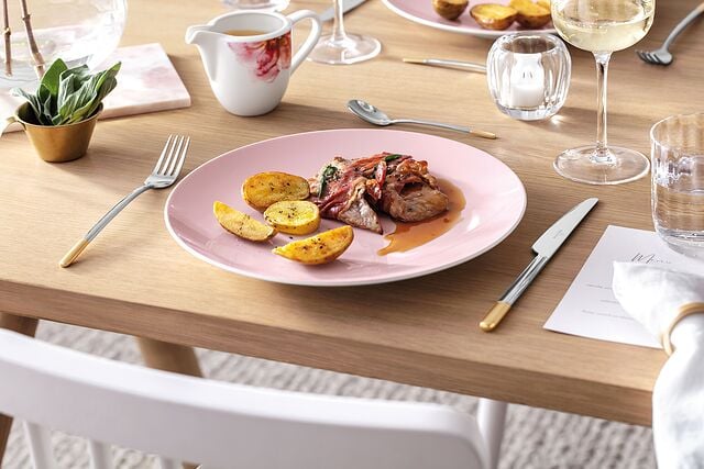 Ella Partially Gold Plated Besteck-Set 113 El