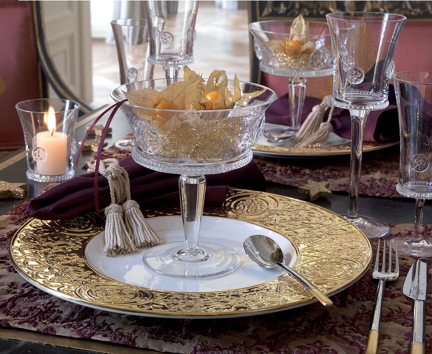 Ella Πιρούνι φαγητού, μερικώς επιχρυσωμένο