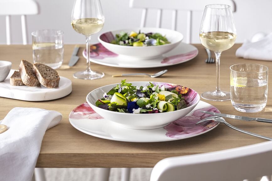 Ella Pribor za Jelo s djelomičnom pozlatom Set od 113 dijelova