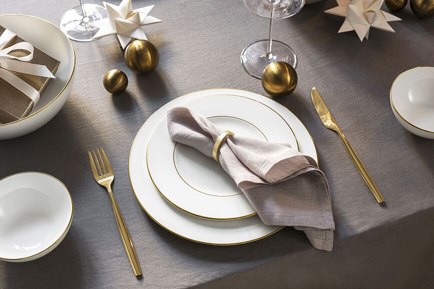 Ensaladera Anmut Gold, 23 cm